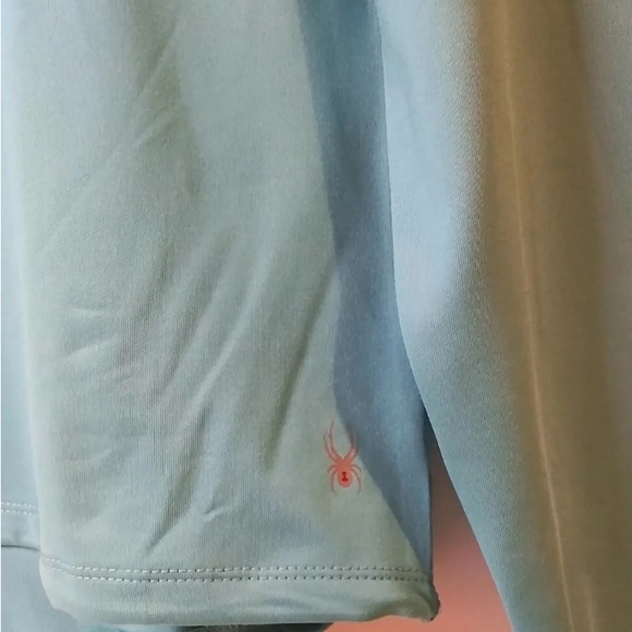 Spyder Active Blue Top Reflective Trim Drawstring S (tags removed) - Picture 5 of 8